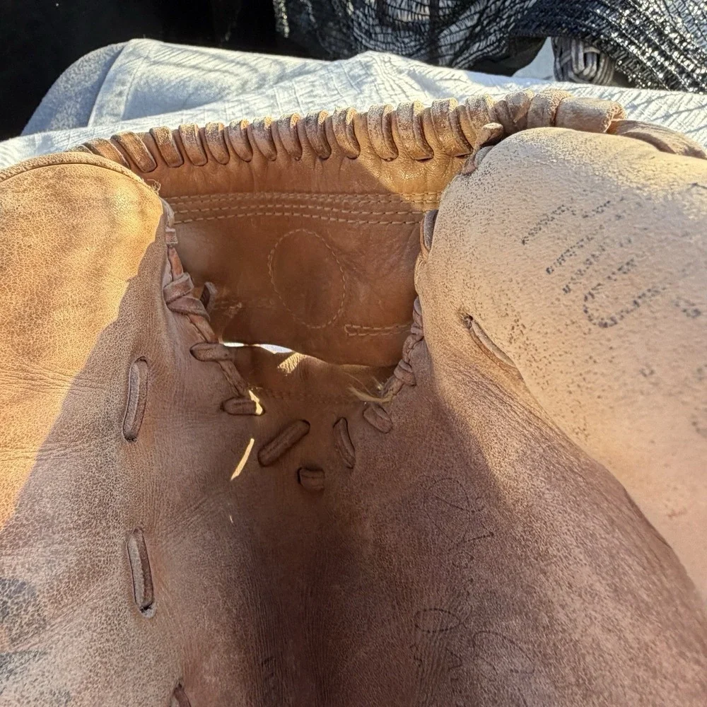 Vintage Mizuno‎ Gary Carter Autograph Catcher's Mitt MT1200 Lite-Flex 34